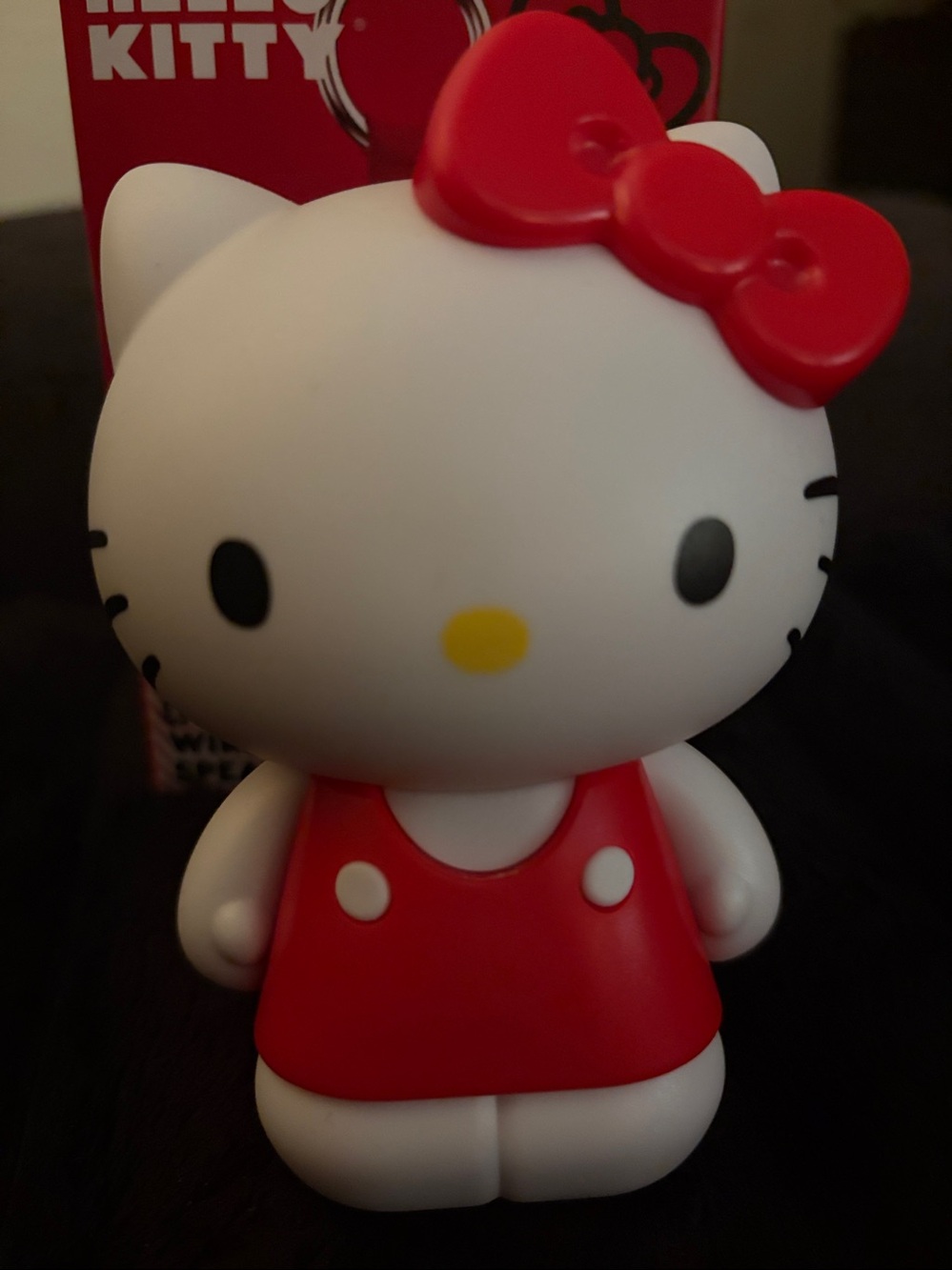 Sanrio Hello Kitty Red and White Vinyl Figure wireless speaker charm